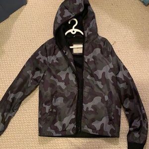 Mens Medium - army rain coat